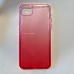 2/$10  Clear/pink ombré IPhone 6s case